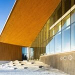 Taidelukio Lumit, palosuojattu ulkoverhouspaneeli